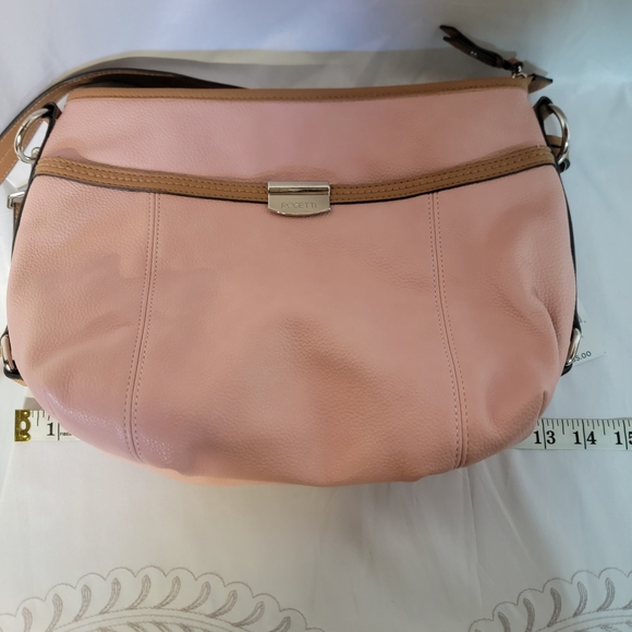 Rosetti Blush and Tan Crossbody Bag - Picture 8 of 9